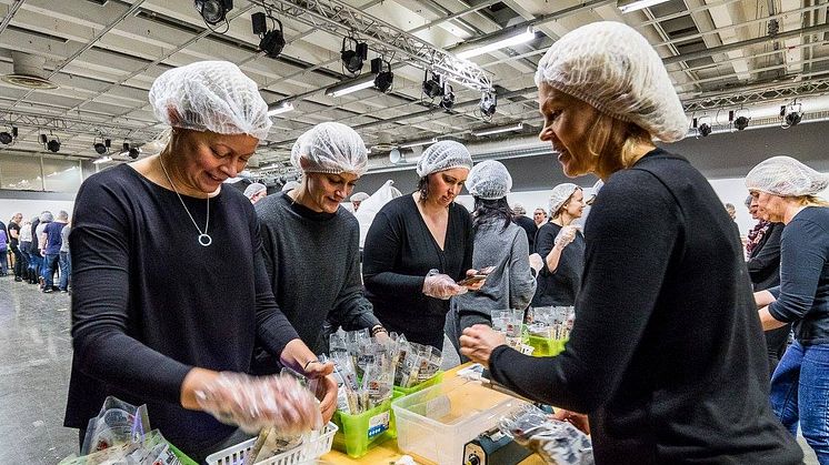 Rise Against Hunger Packaging Scandinavia