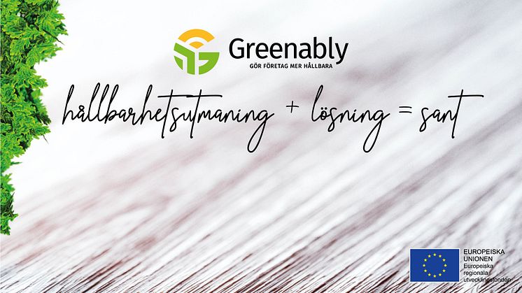 Snabbare hållbarhetsomställning med Greenably.se