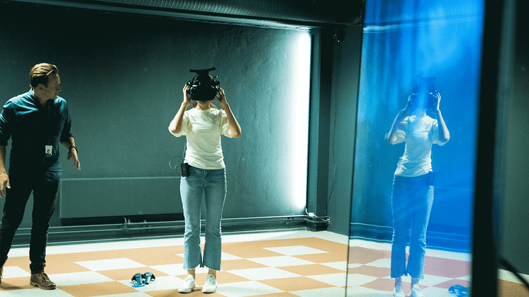 VR demonstration: Kåre Vegar Sund from Trainor demonstrates VR in Trainor VR studio.