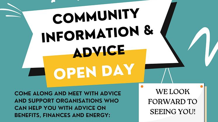 ng homes Community Information and Advice Open Day Oct 23