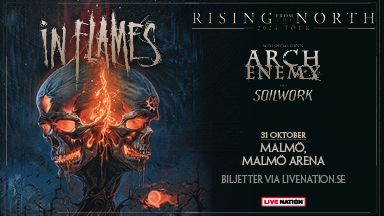 In Flames till Malmö Arena i oktober 2024!