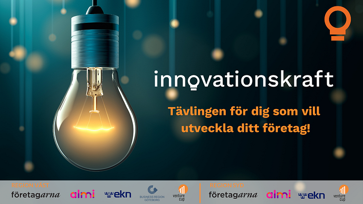 Nu är årets upplaga av Innovationskraft öppen!