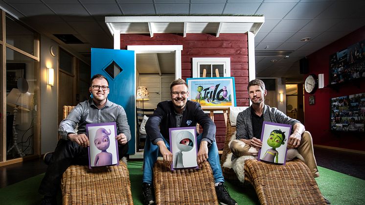 Erik Kylén, Linus Lundberg och Andréas Renberg är entreprenörerna bakom Trilo Interactive.