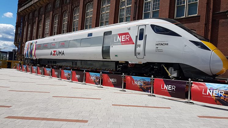 Azuma arrives at Newcastle museum ahead of Great Exhibition of the North