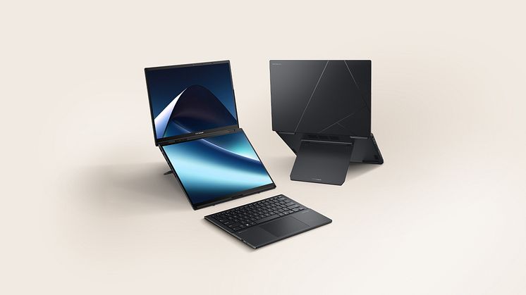 ASUS launches Zenbook DUO in the Nordics. The World's First 14" Dual-Screen OLED Laptop