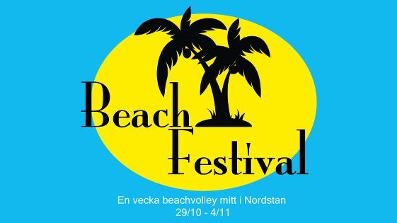 40 ton sand på plats i Nordstan Beach Festival 29/10-4/11