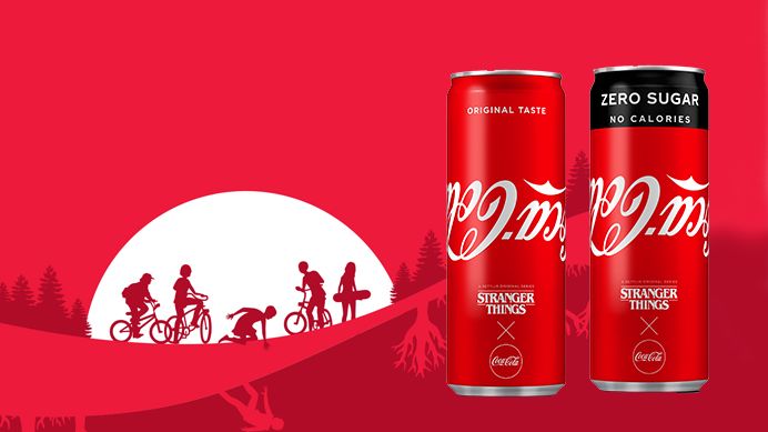 Coca-Colan logo kääntyi ylösalaisin Stranger Things -tölkeissä 