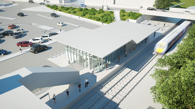 Kidderminster station is to undergo a dramatic redevelopment, including construction of a completely new, glass fronted station building