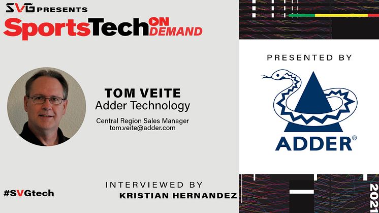Adder's Tom Veite meets with Kristian Hernandez of SVG