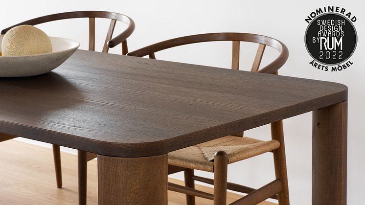 Our new MOCI Dining Table designed by Moa Sjöberg is nominated for the Swedish Design Awards by RUM magazines!