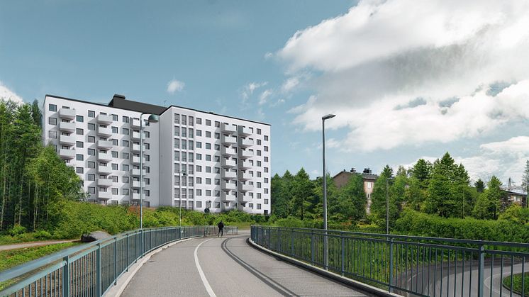 Fastighetsbolaget Gazette AB hyr ut de 167 bostäderna på Lasarettsbacken i Umeå till Umeå universitet.  