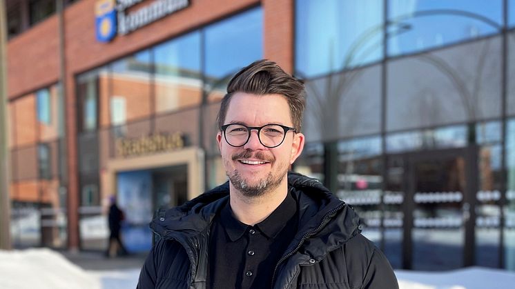 Samuel Rönnblom blir ny avdelningschef vid kultur- och fritidskontoret i Skellefteå. Foto: Mats Bergqvist
