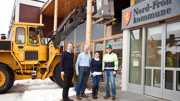 Nord-Fron kommune viser vei med energitiltak som bedrer miljøet  - og kommuneøkonomien 