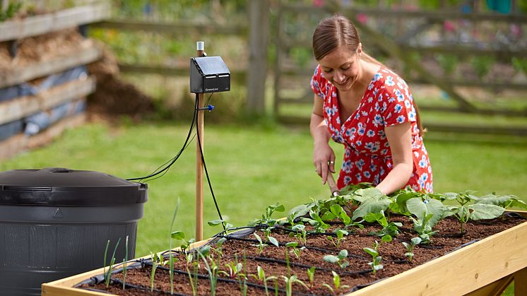 Smart automatisk bevattning i din trädgård!