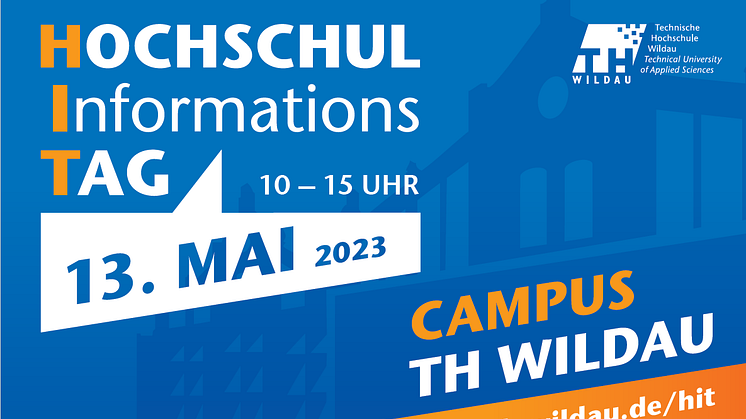 Am 13. Mai 2023 findet von 10 bis 15 Uhr der Hochschulinformationstag der TH Wildau auf dem Campus der Hochschule statt. (Bild: TH Wildau)