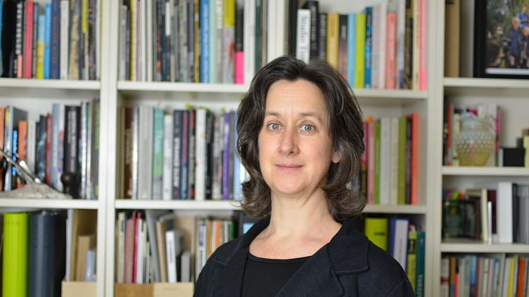 Ela Carpenter, föreståndare UmArts och professor vid Arkitekthögskolan, kommer från England. Foto: Darren Banks