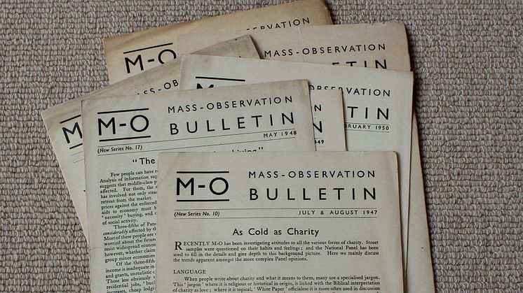 A selection of Mass Observation Bulletins from the 1940s and 1950s