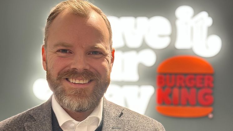 Kenneth Lorentzen er ny sjef for Burger King i Norge