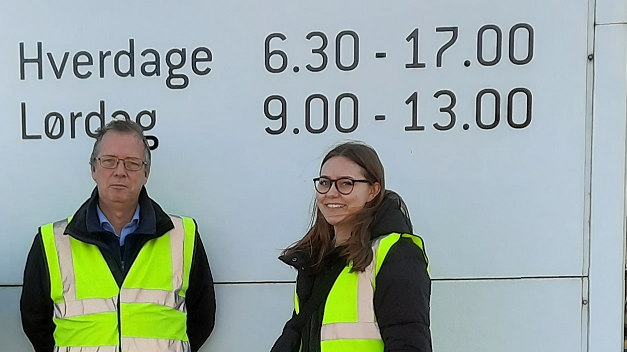 Sofie Terp Christensen har indstillet Bygma og sin praktikvejleder Martin Hansen, der er logistikchef for Bygmas Region Midt og Region Nord til prisen.