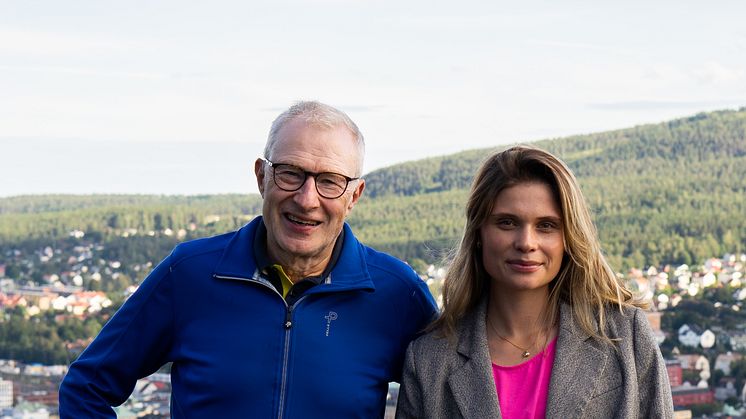 Stig Wiklund och Olivia Åsberg