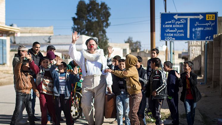 Nour el Refai och Clowner utan Gränser i Jordanien