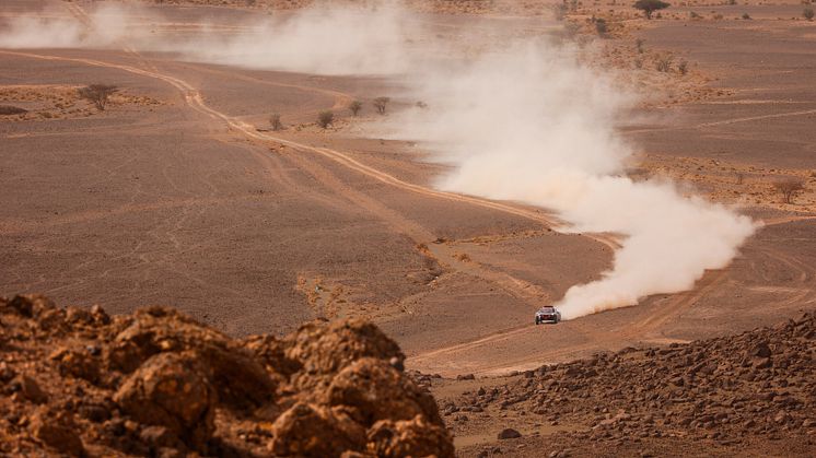 Audi RS Q e-tron E2 redo för första test i Marockorallyt inför Dakar