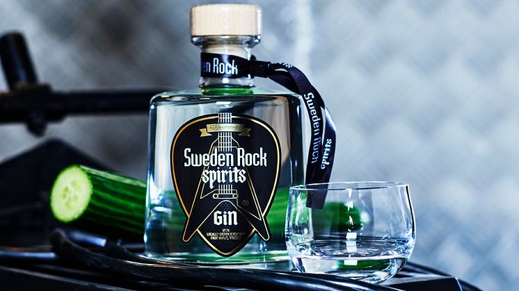 Sweden Rock Spirits gin.