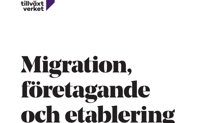 Migration, företagande och etablering 2016