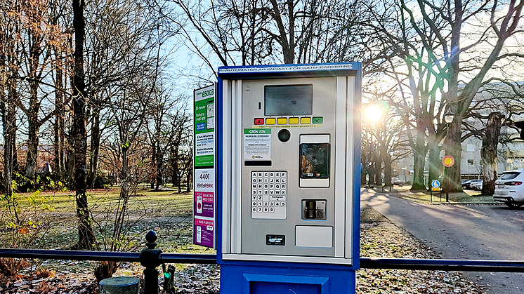 Biljettlösa parkeringsautomater på kommunala gatumarksparkeringar