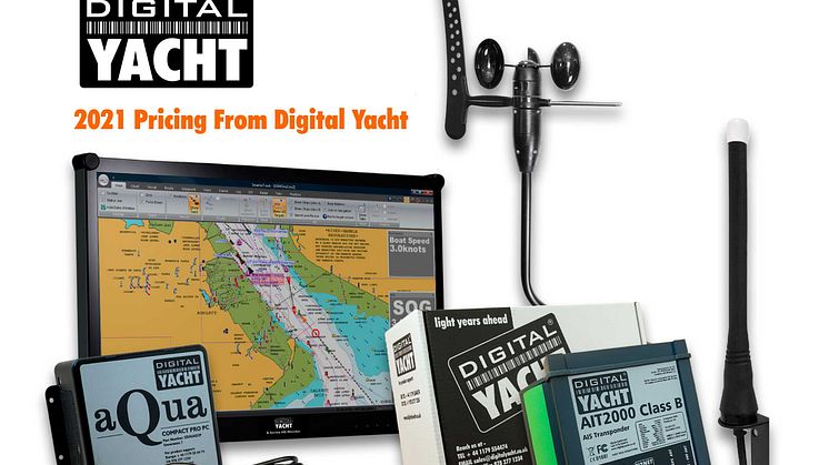 Digital Yacht 2021 Euro Pricelist Now Available