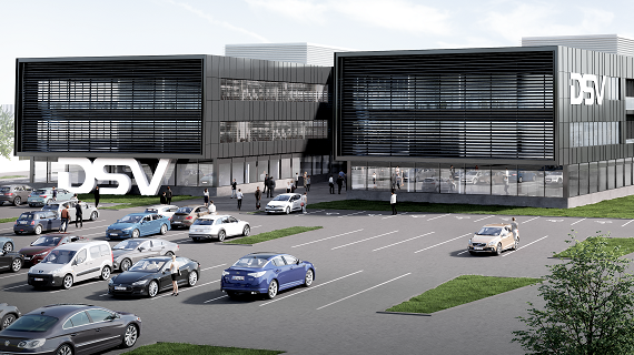 DSV builds Europe's largest logistics centre in Horsens, Denmark 