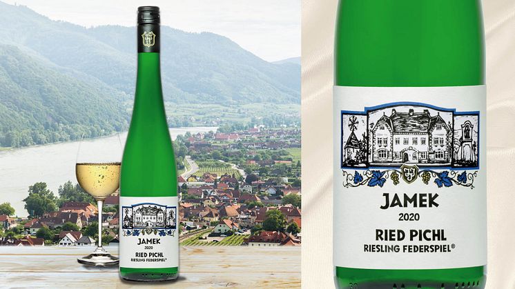 Nu går det att beställa Ried Pichl Riesling Federspiel 2020 från den omtyckta vingården Jamek i DAC-området Wachau i Österrike.