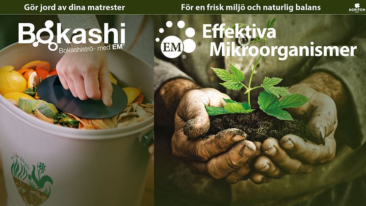 Agriton är stolt utställare på Nordiska Trädgårdar och deltar med en serie innovativa och miljövänliga EM®- och bokashiprodukter