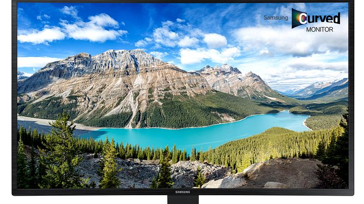 Samsung utvider sin portefølje av monitorer og lanserer en helt ny serie buede bildeskjermer