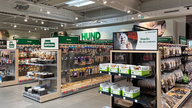 Fressnapf Future Store: Neuer Markt in Ratingen setzt modernste Standards und bietet ein ganz neues Einkaufserlebnis