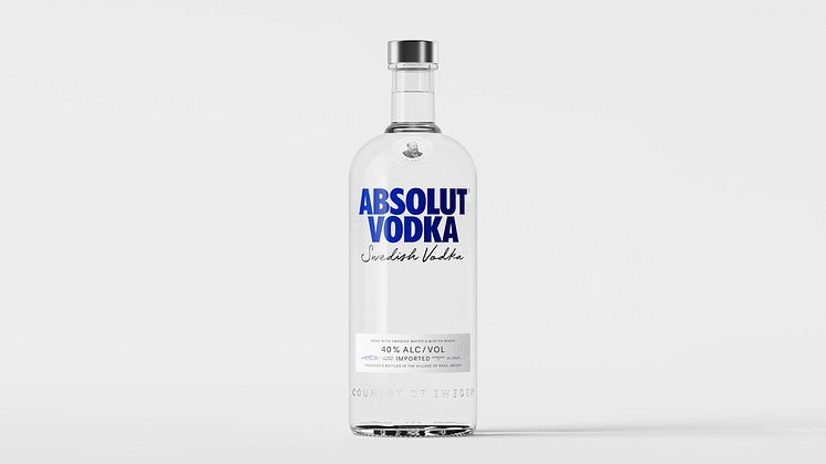 Die neue ABSOLUT Vodka Flasche