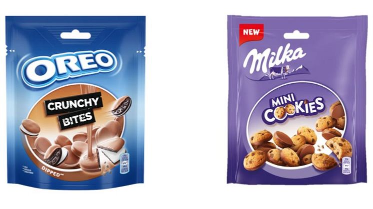 Mondelēz International impulsa los pequeños bocados indulgentes con dos nuevos lanzamientos: Oreo Crunchy Bites y Milka Mini Cookies
