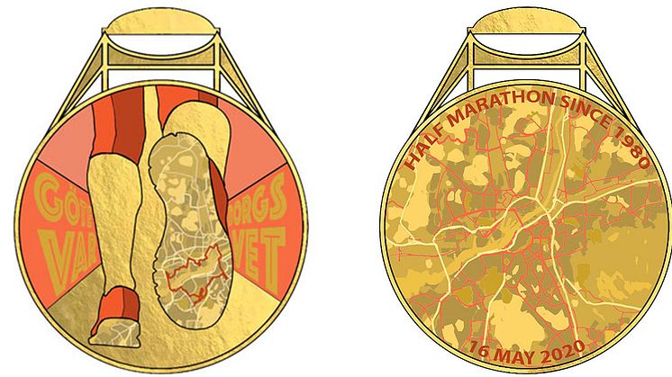 ​Göteborgsvarvetmedaljen 2020 – så ser den ut