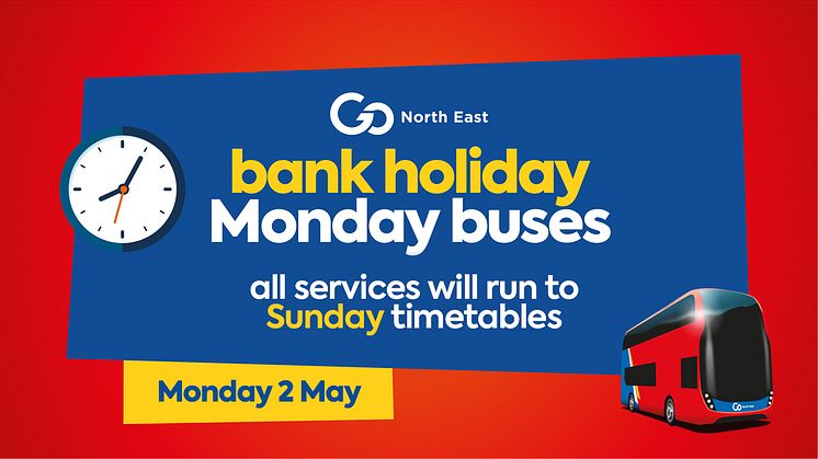 Early May Bank Holiday Buses – 2 May