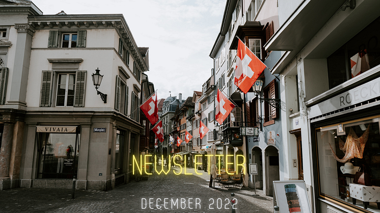 スイス・ビジネス・ハブ 投資促進部 ニュースレター 2022年12月号