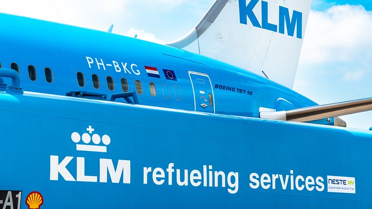 Air France-KLMs forbruk av SAF tilsvarer allerede nesten 17 prosent av verdens totale produksjon i dag. .