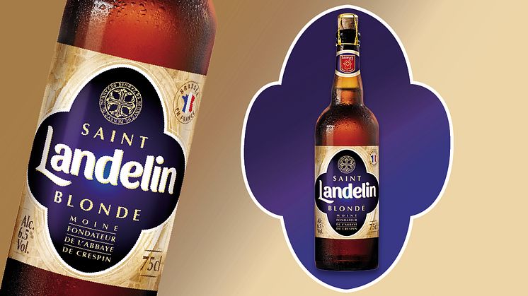 Saint Landelin Blonde – en stor (750 ml) nyhet på Systembolaget i december.