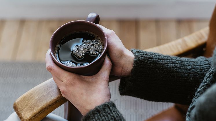 Doften av nybryggt kaffe skapar hemmakänsla