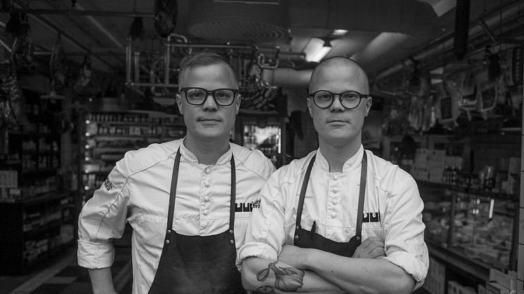 Foto: Lars och Per Åkerlund, ägarna av delikatessbutiken DUÅ Fotograf: Lars Gardfors