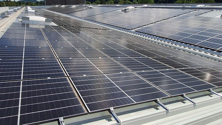 Photovoltaik-Anlage am Standort Merzig in Betrieb genommen –  Einsparung von rund 350 Tonnen CO2 pro Jahr