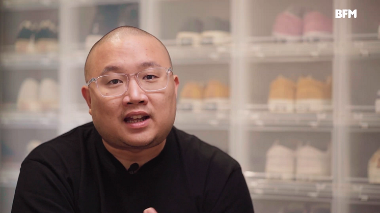 Bryan Chin of SneakerLah in an interview with BFM