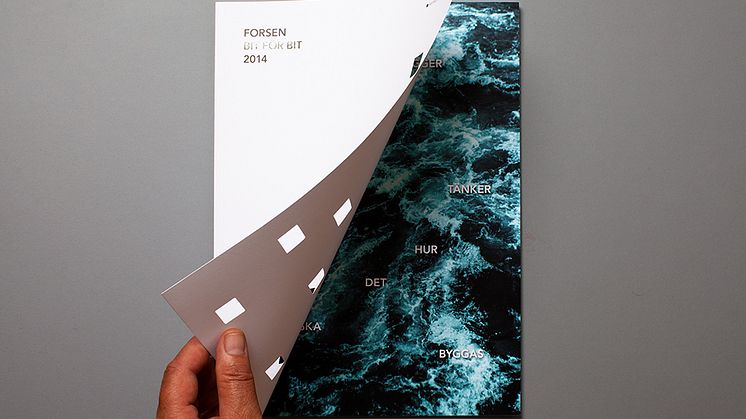 Forsens årsredovisning är nominerad i Svenska Designpriset 2015