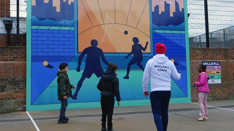 London's first free-to-access, purpose built wallball courts is in Southwark