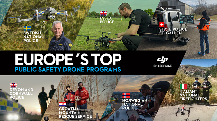 How rescue teams, firefighters and the police use DJI drones to propel their operations