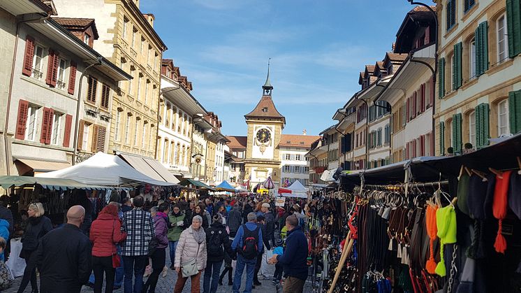 Martinsmarkt in Murten (Jura & Drei-Seen-Land)